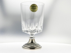 Wijnglas met zilveren voet VKB 378679