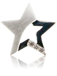 Zilveren gedenksieraad stervormig RL 002