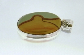 Zilveren hanger  met edelsteen Agaat