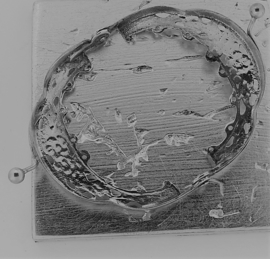Beurs of Tasjesbeugel van zilver