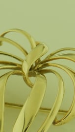 Gouden broche model KAPSEL
