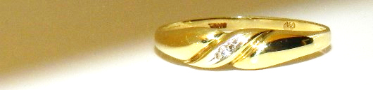 Gouden damesring