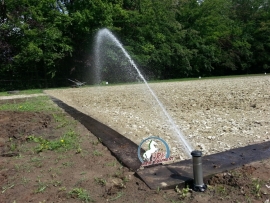 pakket buiten rijbak 20 x 60 mtr. handbediend