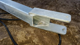 Kantelbare Gegalvaniseerde zware stalen mast & led schijnwerper 120 watt