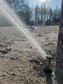 pakket buiten rijbak 20 x 60 mtr. handbediend