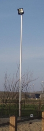 Kantelbare mast aluminium 8 mtr
