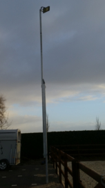 Kantelbare Gegalvaniseerde zware stalen mast & led schijnwerper 120 watt
