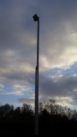 Kantelbare Gegalvaniseerde zware stalen mast & led schijnwerper 120 watt