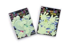 Glow in the dark handen en voeten {L5395/1/5} OP=OP