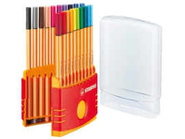 Fineliner Stabilo Point 88 20stuks Assorti Colorparade *BK/1/2*