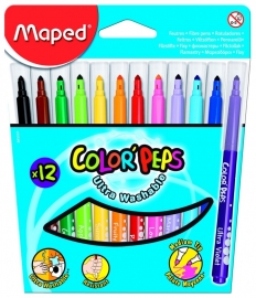 Viltstift Color'Peps Maped 12 stiften (M2/2)