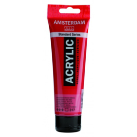 317 Amsterdam acryl transp.rood middel