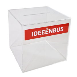 Ideeënbus transparant 20 cm | TRS1