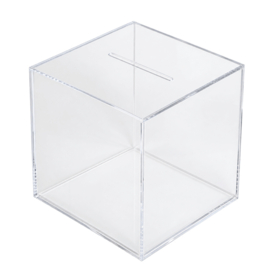 Boîte à idées transparent 20 x 20 cm