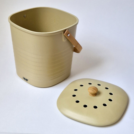GFT Afvalbak | fraai design en geurvrij 6L | beige