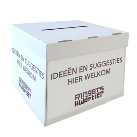 Ideeënbus 37 cm met eigen opdruk - vanaf 1 stuk