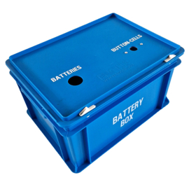 Inzamelbox voor lege batterijen