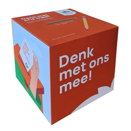 Ideeënbus 24 cm met eigen opdruk - vanaf 10 stuks
