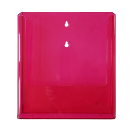 Wandmodel folderbakje A4 neon rood