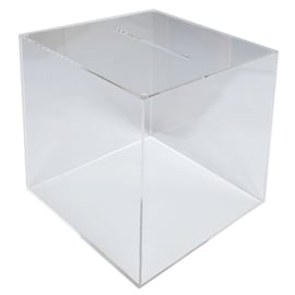 Boîte à idées cube transparente 25 cm