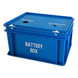 Inzamelbox voor lege batterijen