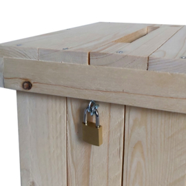 Losbox von Holz Mittel mit Schloss