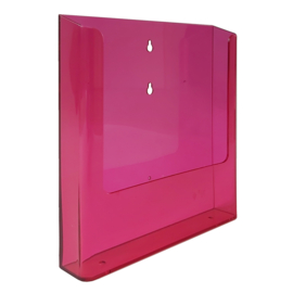 Wandmodel folderbakje A4 neon rood