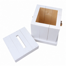 Urne pour suggestion bois blanche