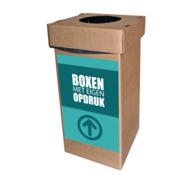 Inzamelbak blikjes met jouw eigen opdruk