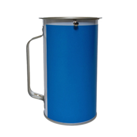 Collectebus blauw met handvat - SMALL