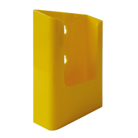 Wandmodel folderbakje 1/3 A4 DIN geel