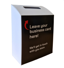 Business card collection box