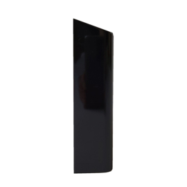 Wandmodel folderbakje 1/3 A4 DIN zwart