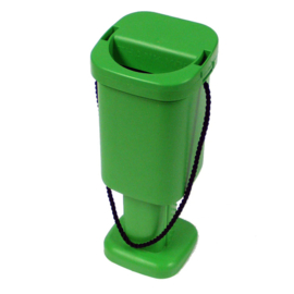 Tirelire à pourboires - cube vert