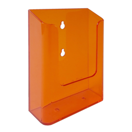 Wandmodel folderbakje 1/3 A4 DIN neon oranje
