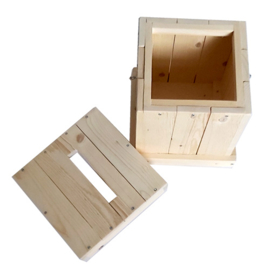 Losbox von Holz Mittel mit Schloss