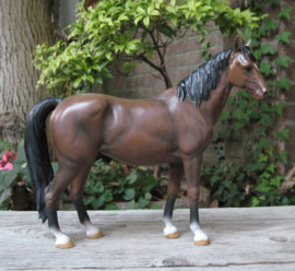 beeld paard bruin | 23 cm