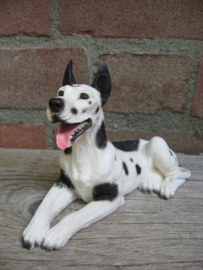 beeldje Duitse Dog harlequin vintage