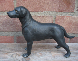 beeldje Labrador zwart vintage