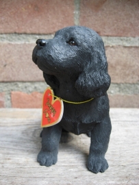 beeldje Cocker spaniel puppy zwart