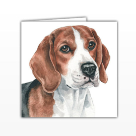 wenskaart Beagle