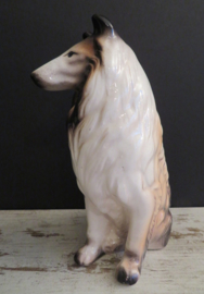 vintage beeldje Schotse Collie zittend