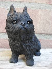 beeldje Belgische Griffon zwart