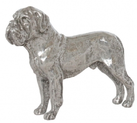 miniatuur Bordeaux Dog zilvertin