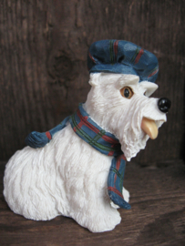 beeldje Schotse Terriër wit