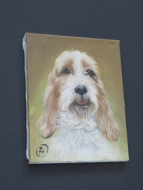 canvas reproductie Basset Griffon Vendeen