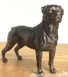 beeldje Rottweiler brons