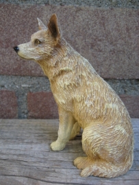 beeldje Australian Cattle Dog rood