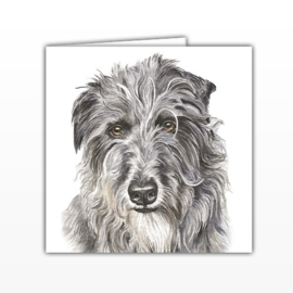 wenskaart Deerhound