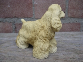 beeldje Amerikaanse Cocker spaniel blond